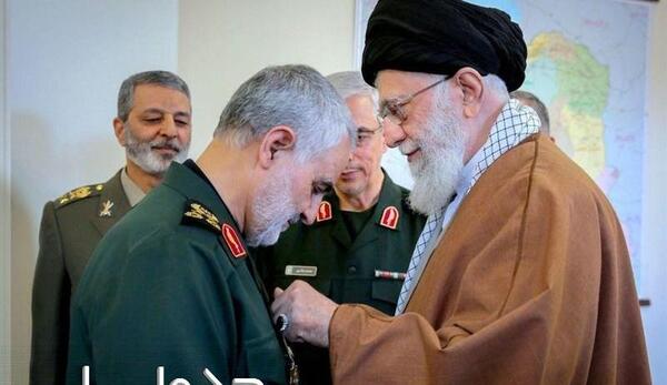 عکس شهید شدن حاج قاسم سلیمانی