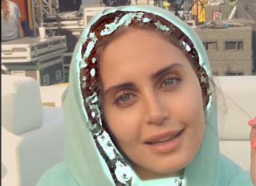 عکس صورت الناز شاکردوست