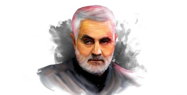 عکس حاج قاسم سلیمانی با کیفیت بالا