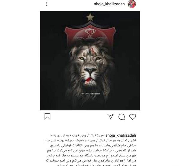 عکس شیر کنار پرسپولیس