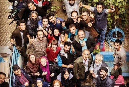 عکس پشت صحنه زندگی زیباست