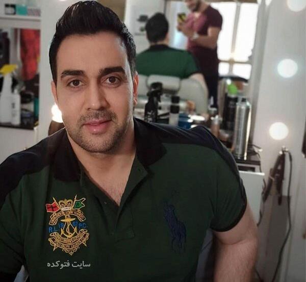 عکس پوریا پورسرخ و زن و بچه اش