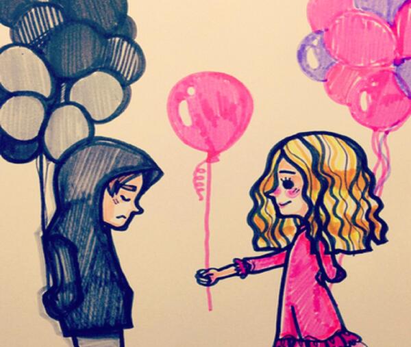 عکس عاشقانه بدون متن نقاشی