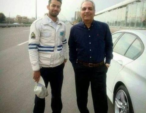 عکس ماشین اکبر عبدی
