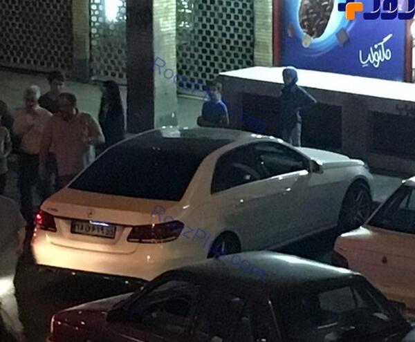 عکس ماشین اکبر عبدی