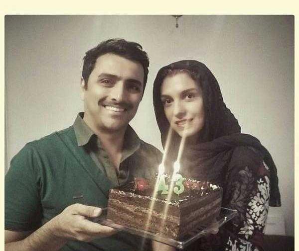 عکس زن و بچه امین زندگانی