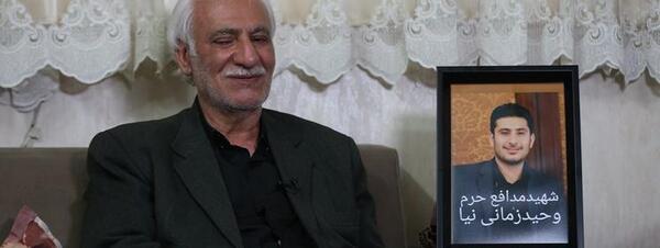 عکس حاج قاسم سلیمانی پدرش