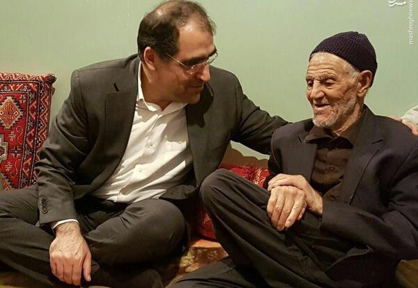 عکس حاج قاسم سلیمانی پدرش