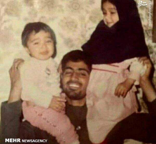 عکس حاج قاسم سلیمانی پدرش