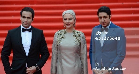 عکس انا نعمتی در جشنواره مسکو