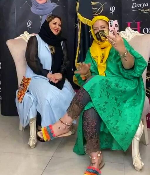 عکس پا بهاره افشاری