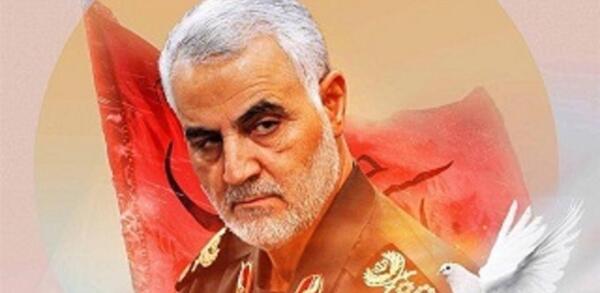 عکس حاج قاسم سلیمانی شهید شد
