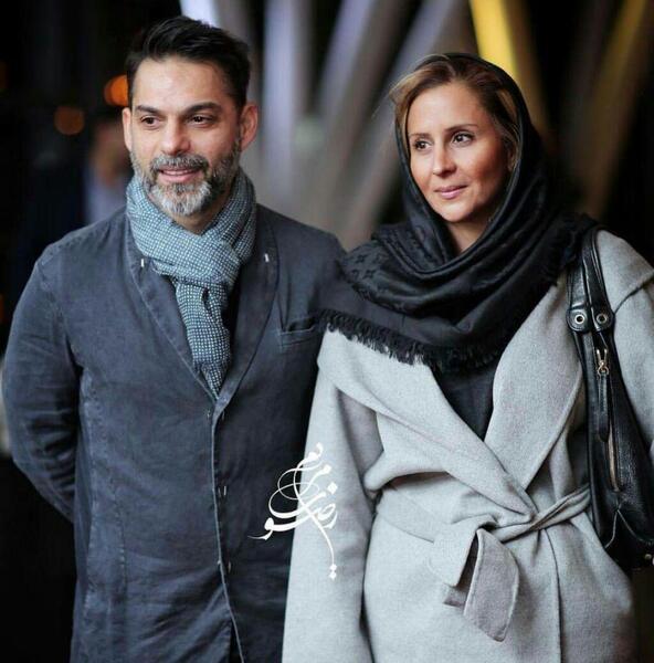 عکس پیمان معادی وهمسرش وفرزندانش