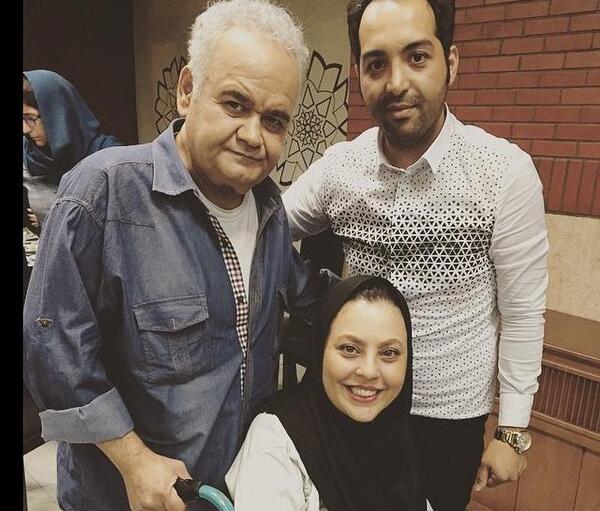 عکس دونفره اکبر عبدی