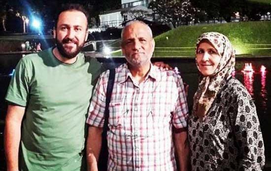 عکس پدر و مادر حسین یاری