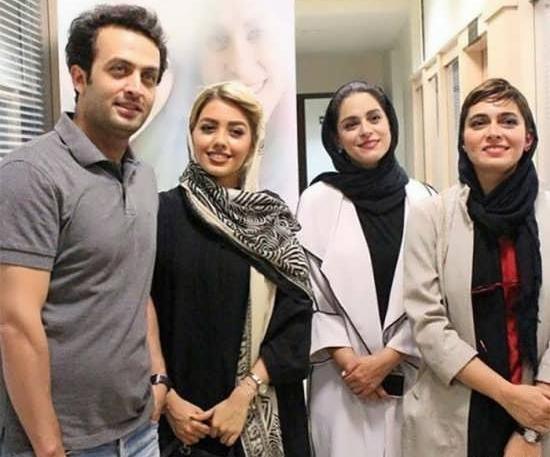 عکس الهام حمیدی و مصطفی زمانی