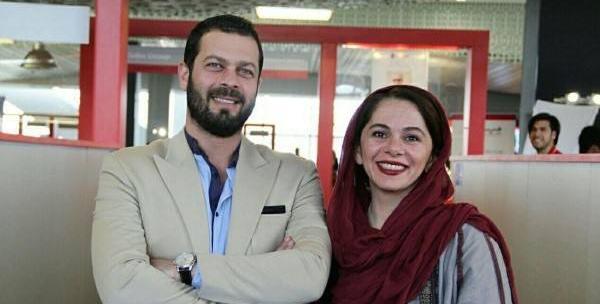 عکس پژمان بازغی با همسرش