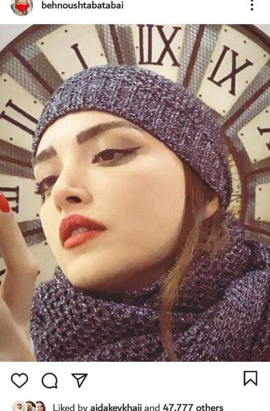 عکس بدحجابی بهنوش طباطبایی