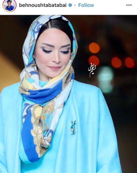 عکس بدحجابی بهنوش طباطبایی