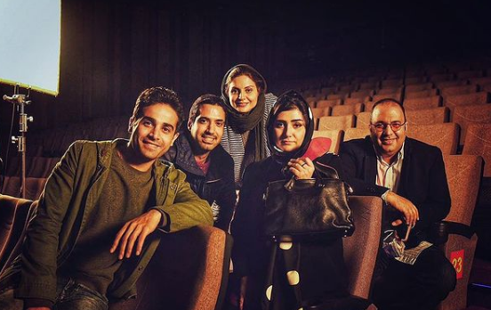 عکس باران کوثری با آرمان درویش