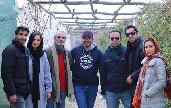 عکس باران کوثری با آرمان درویش