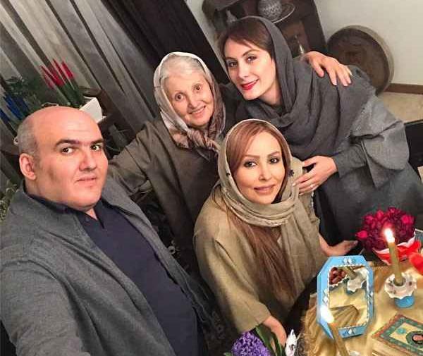 عکس پدر مادر پرستو صالحی