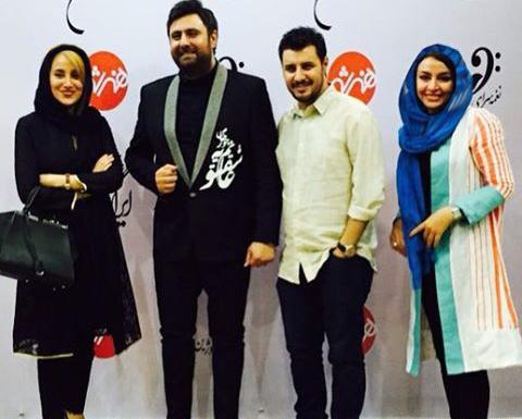 عکس جواد عزتی و مه لقا باقری