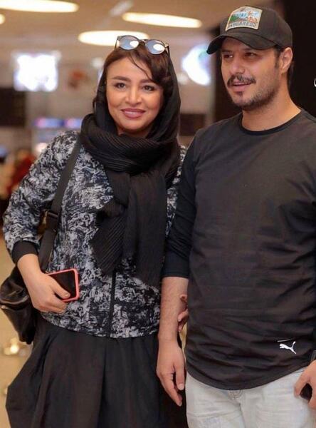 عکس جواد عزتی و مه لقا باقری