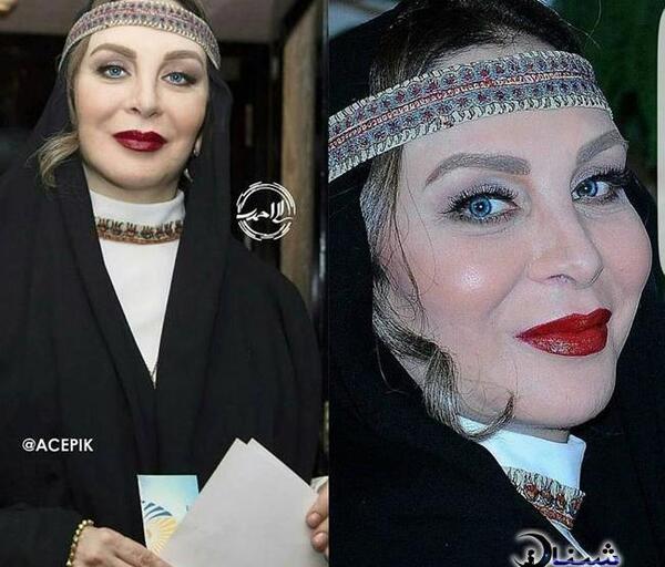 عکس افسانه بایگان با همسرش