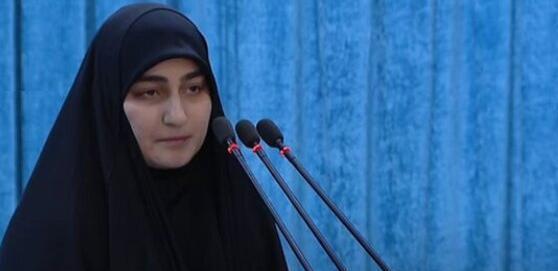 عکس دختر حاج قاسم سلیمانی زینب