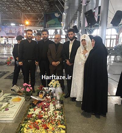 عکس شهید بابک نوری و همسرش