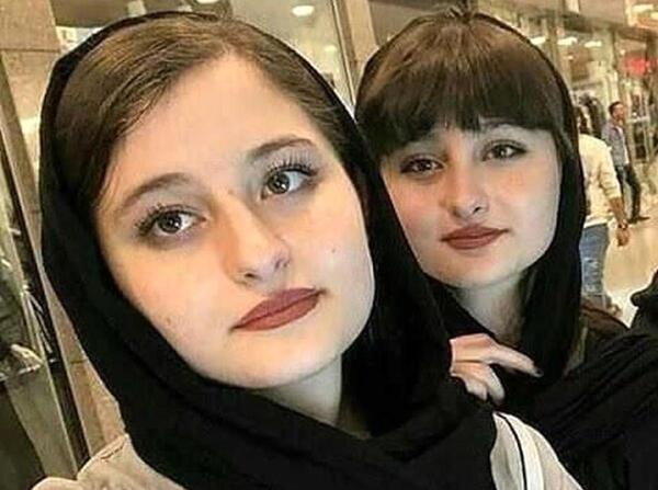 عکس سارا و نیکا بدون گریم