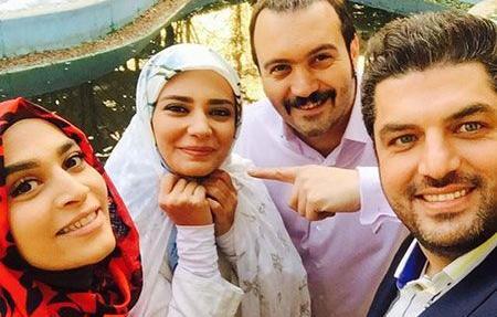 عکس آزاده صمدی در سریال پشت بام تهران