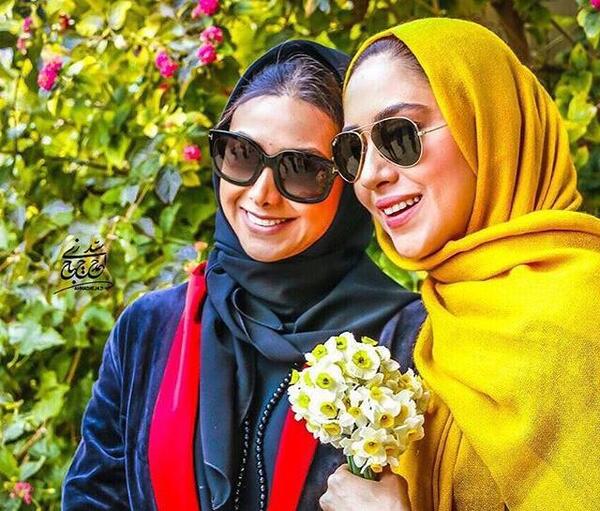 عکس آزاده صمدی در سریال پشت بام تهران