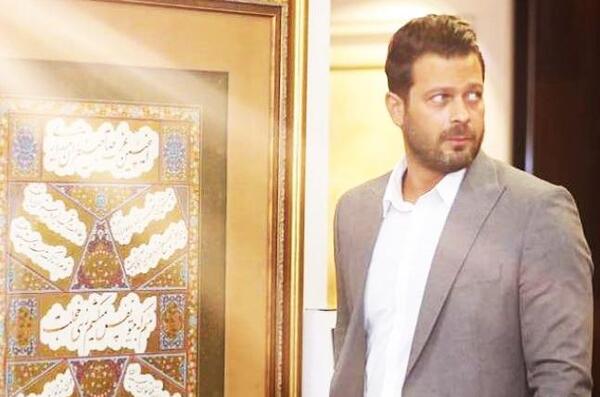 عکس پژمان بازغی تنها