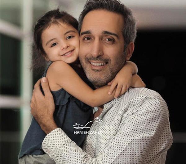 عکس امیر مهدی ژوله به همراه همسرش