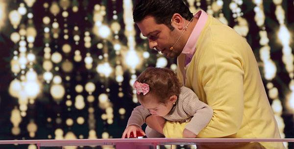 عکس دختر پژمان بازغی در کودک شو