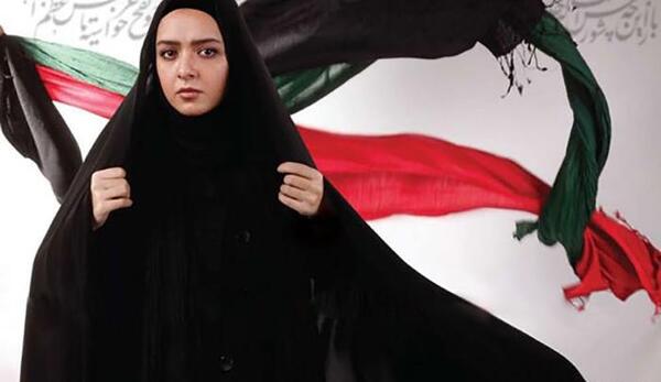 عکس ترانه علیدوستی با چادر
