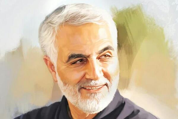 عکس چهره حاج قاسم سلیمانی