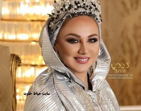 عکس ارایش غلیظ بهنوش بختیاری