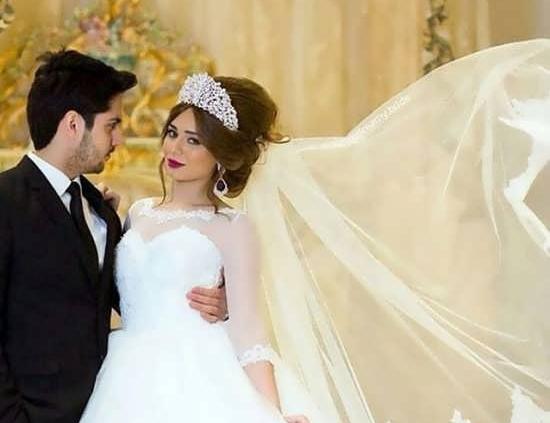 عکس عروس و داماد هم قد