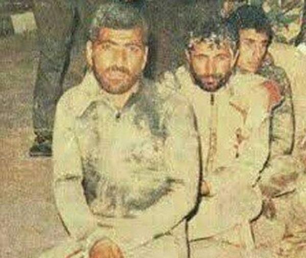 عکس شهید غواص دست بسته