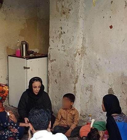 عکس بهنوش بختیاری با خانواده