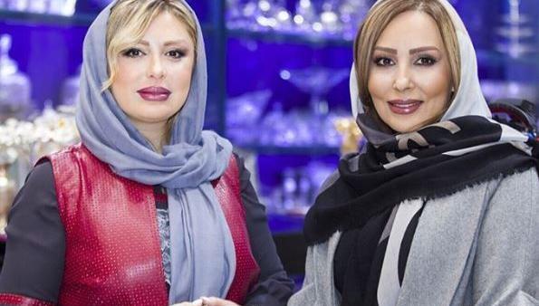 عکس از پرستو صالحی و همسرش