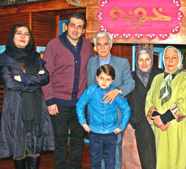 عکس حمید گودرزی با پدرش