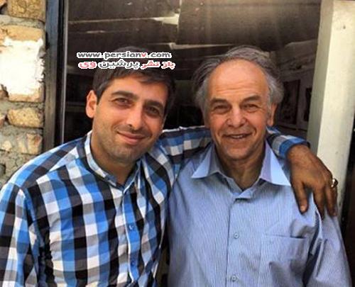 عکس حمید گودرزی با پدرش