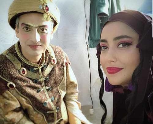 عکسهای ارژنگ امیرفضلی با همسرش