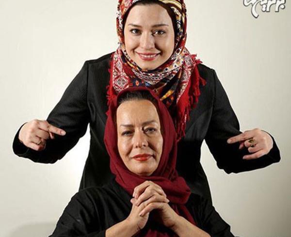 عکس آزیتا حاجیان با مادرش