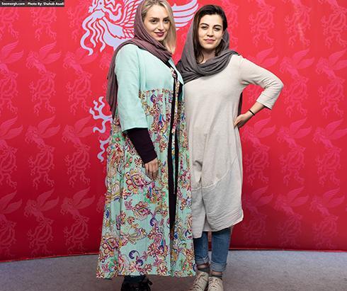 عکس افسانه پاکرو در جشنواره فیلم فجر