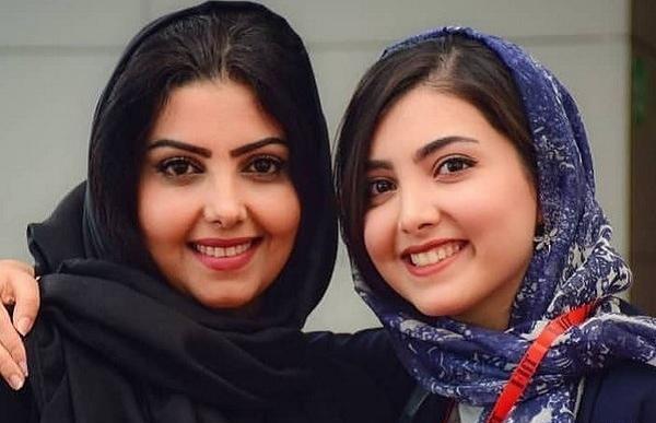 عکس آشا محرابی و پدرش